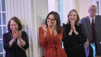 CPTR Members applaud during awards ceremony.